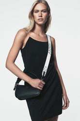 NESSA SHOULDER BAG - Black/Silver - 1