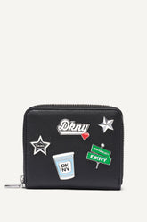 ETTA SMALL ZIP AROUND WALLET - Black - 1