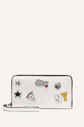 ETTA LARGE ZIP AROUND WALLET - Marshmallow - 1