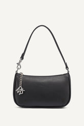 SARAH SHOULDER BAG - Black/Silver - 1