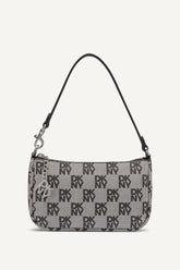 SARAH SHOULDER BAG - Black Logo Black - 1