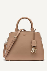 PAIGE SATCHEL - CAPPUCCINO - 1