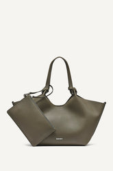 PAULA MEDIUM COMMUTER TOTE - Utility Green - 1