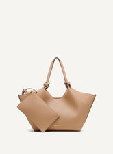 PAULA MEDIUM COMMUTER TOTE - CAPPUCCINO - 1