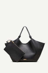 PAULA LARGE COMMUTER TOTE - Black - 1