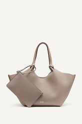 PAULA MEDIUM COMMUTER TOTE - MINK - 1