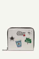 ETTA SMALL ZIP AROUND WALLET - White - 1