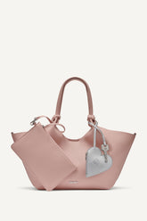 PAULA HEART MEDIUM COMMUTER TOTE - Pale Blush - 1