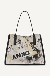 JOSIE TOTE - White/Black - 1