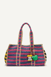 NESSA RAFFIA TOTE - Multi - 1