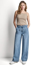 HIGH-RISE WIDE LEG JEAN - Eden - 1
