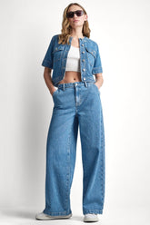 MID-RISE WIDE LEG WITH SLASH POCKETS - Midwood - 1