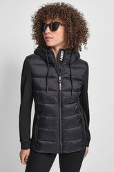MIX MEDIA JACKET - Black - 1