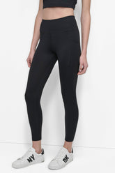 MID-RISE 7/8-LENGTH LEGGING - Black - 1