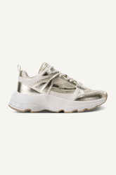 JUNA LACE-UP SNEAKER - WHITE GOLD - 1