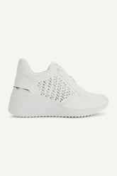 KALINDA WEDGE SNEAKER - BRIGHT WHITE - 1