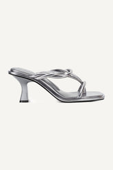 RABUN STRAPPY HEEL - NICKEL - 1