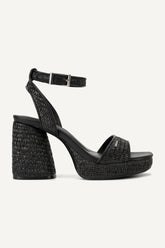 SCOTIA ANKLE STRAP SANDAL - Black - 1