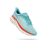 Hoka Clifton 8 Running Shoe ¨C Women's - Aquarelle/Eggshell Blue - 5