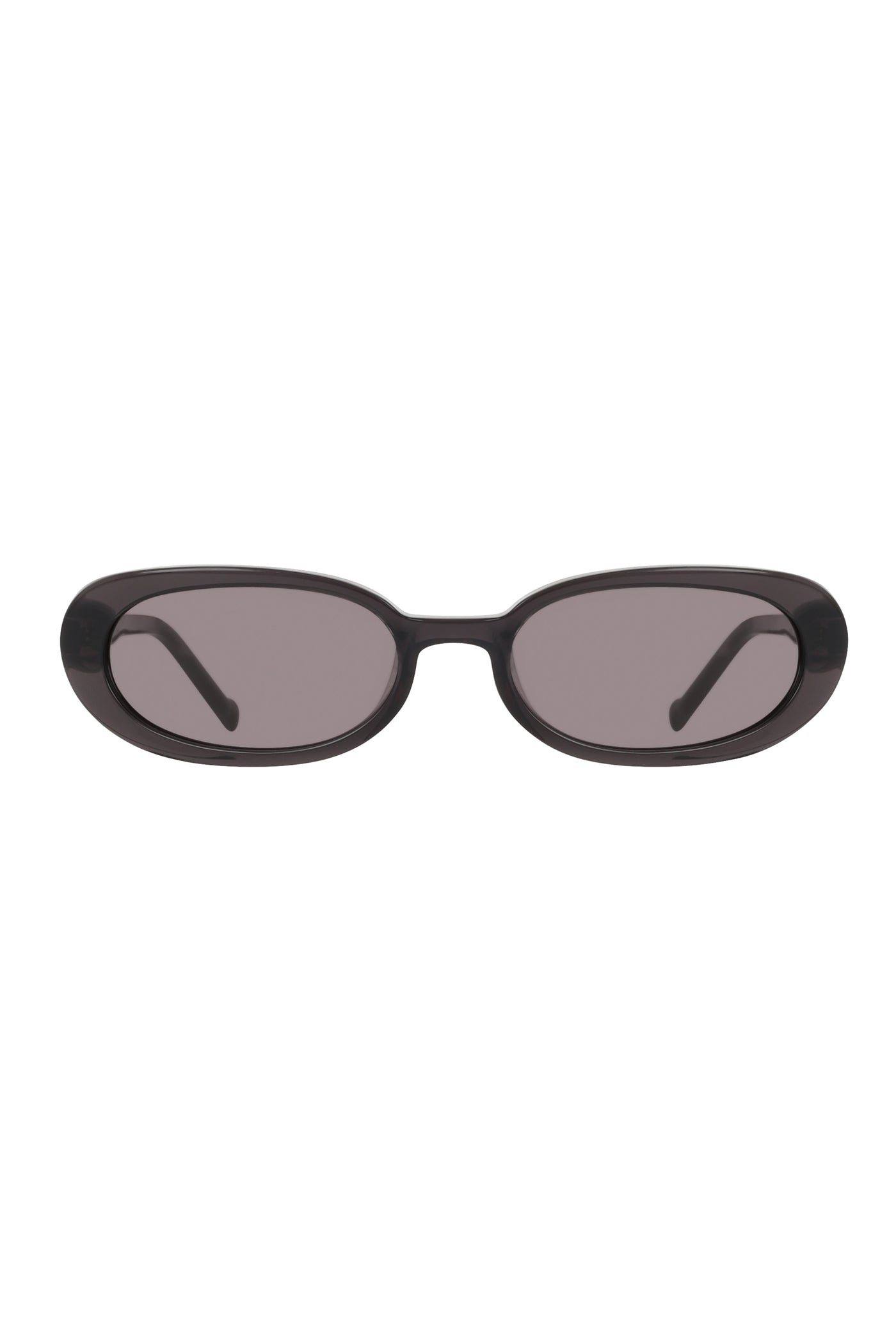OVAL SUNGLASSES - Black - 1