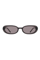 OVAL SUNGLASSES - Black - 1