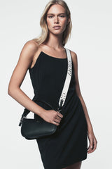 NESSA SHOULDER BAG - Black/Silver - 1