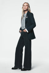 TWO BUTTON BLAZER - Navy - 4