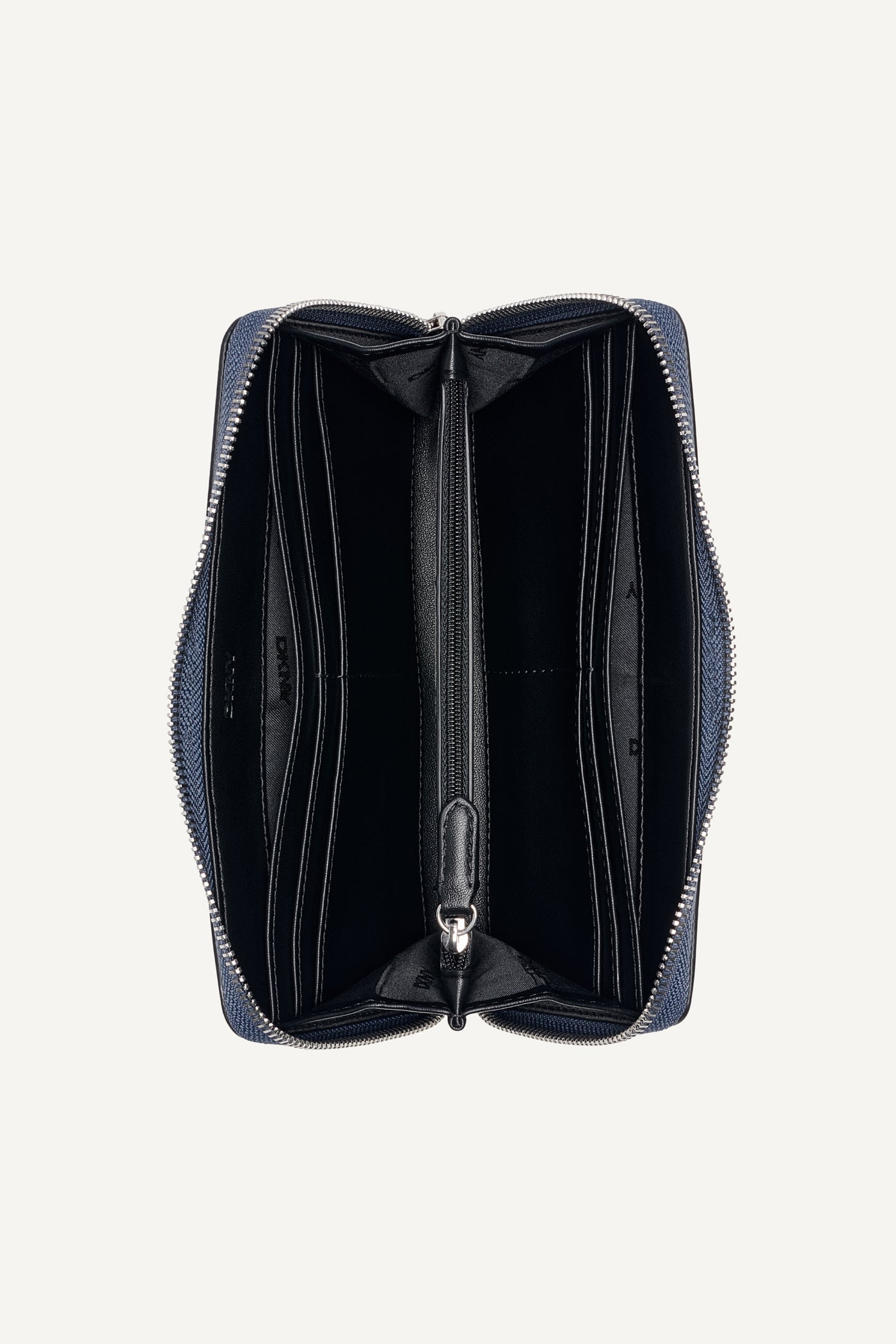 NESSA LARGE ZIP AROUND WALLET - Denim - 4