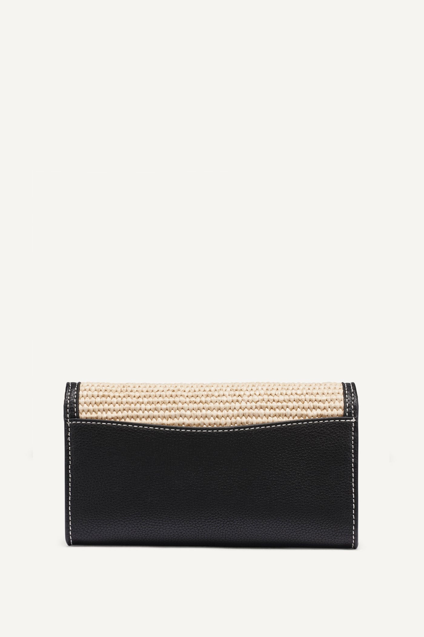 NICOLE FLAP CROSSBODY - Natural/Black - 4