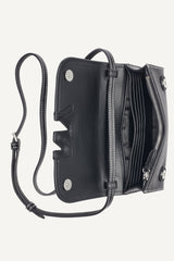 NICOLE FLAP CROSSBODY - Natural/Black - 3