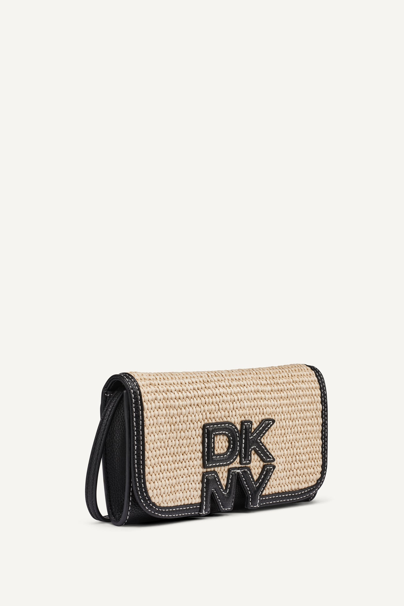 NICOLE FLAP CROSSBODY - Natural/Black - 2