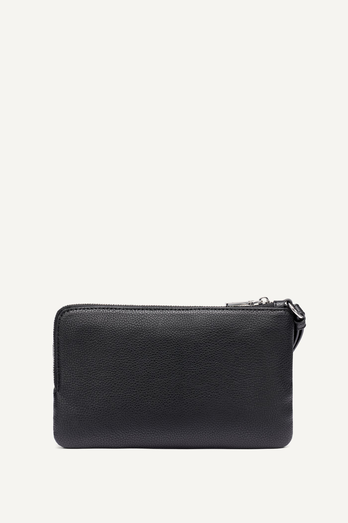 SARAH DUAL ZIP POUCH WRISTLET - Denim/Black - 4