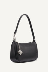 SARAH SHOULDER BAG - Black/Silver - 2