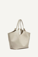 PAULA LARGE COMMUTER TOTE - LIGHT TAUPE - 4