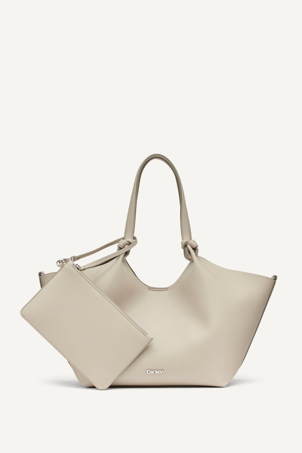 PAULA MEDIUM COMMUTER TOTE - LIGHT TAUPE - 1