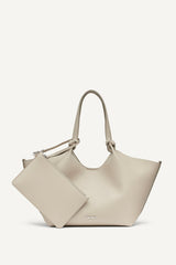 PAULA MEDIUM COMMUTER TOTE - LIGHT TAUPE - 1