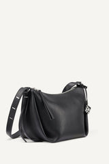 ELICIA CROSSBODY BAG - Black/Silver - 3
