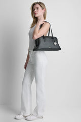 ELIZA LARGE BOWLING BAG - Black/Silver - 2