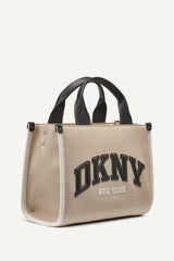HADLEE SMALL LOGO TOTE - Light Taupe - 4