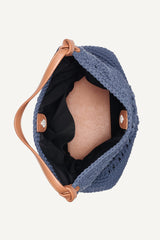 PAULA CROCHET LOGO HOBO BAG - Midnight - 4