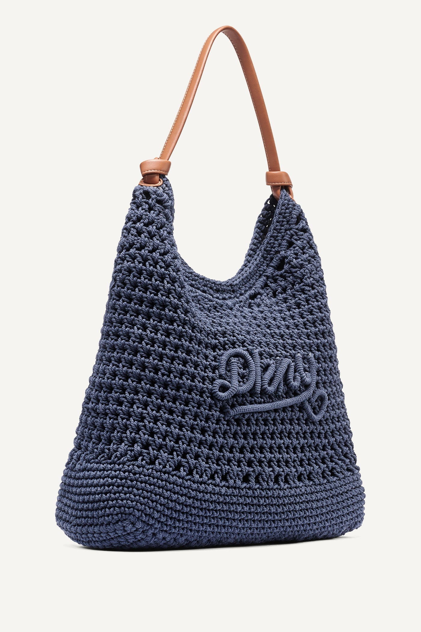 PAULA CROCHET LOGO HOBO BAG - Midnight - 3