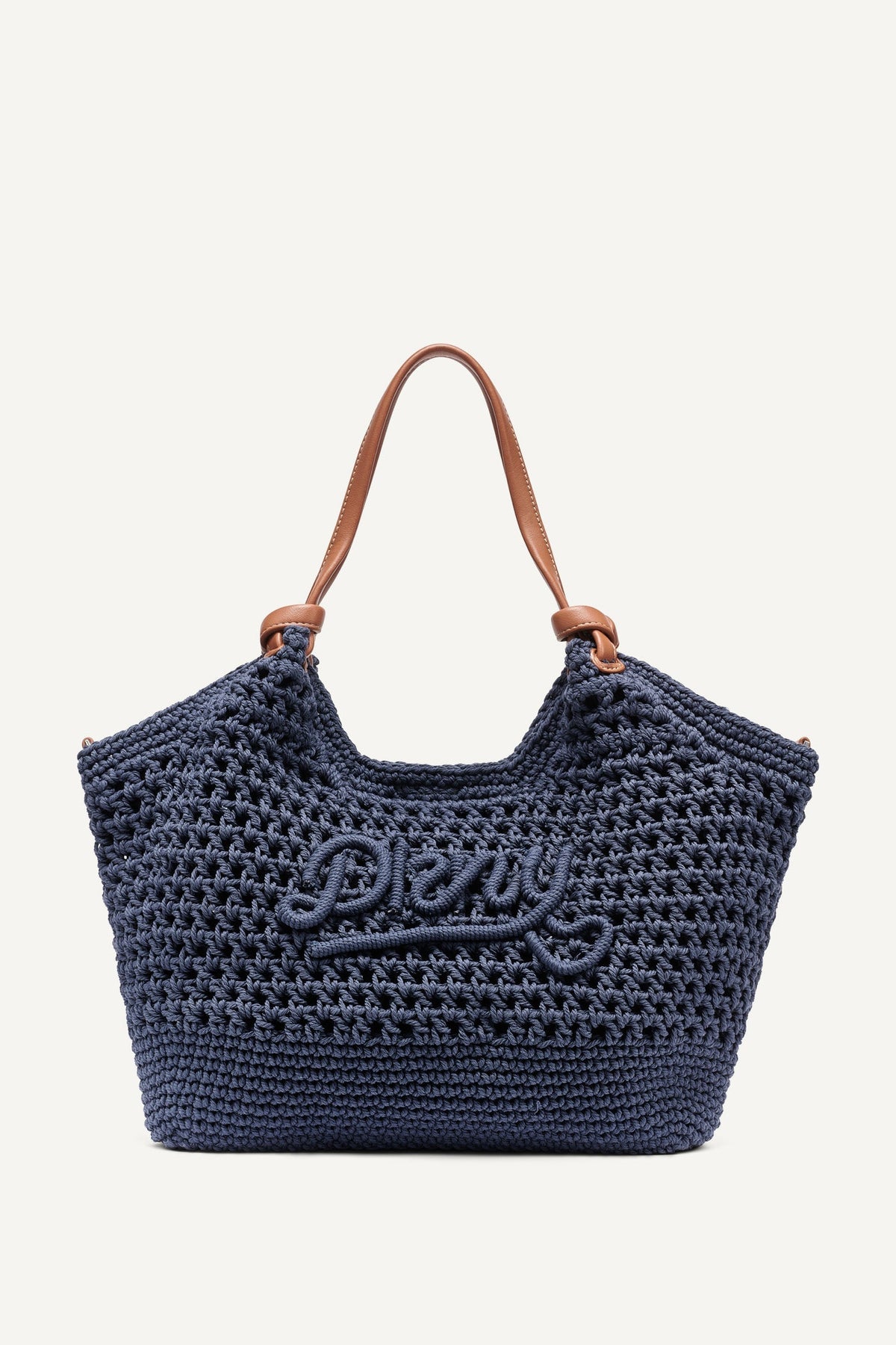 PAULA CROCHET LOGO MEDIUM COMMUTER TOTE - Midnight - 1