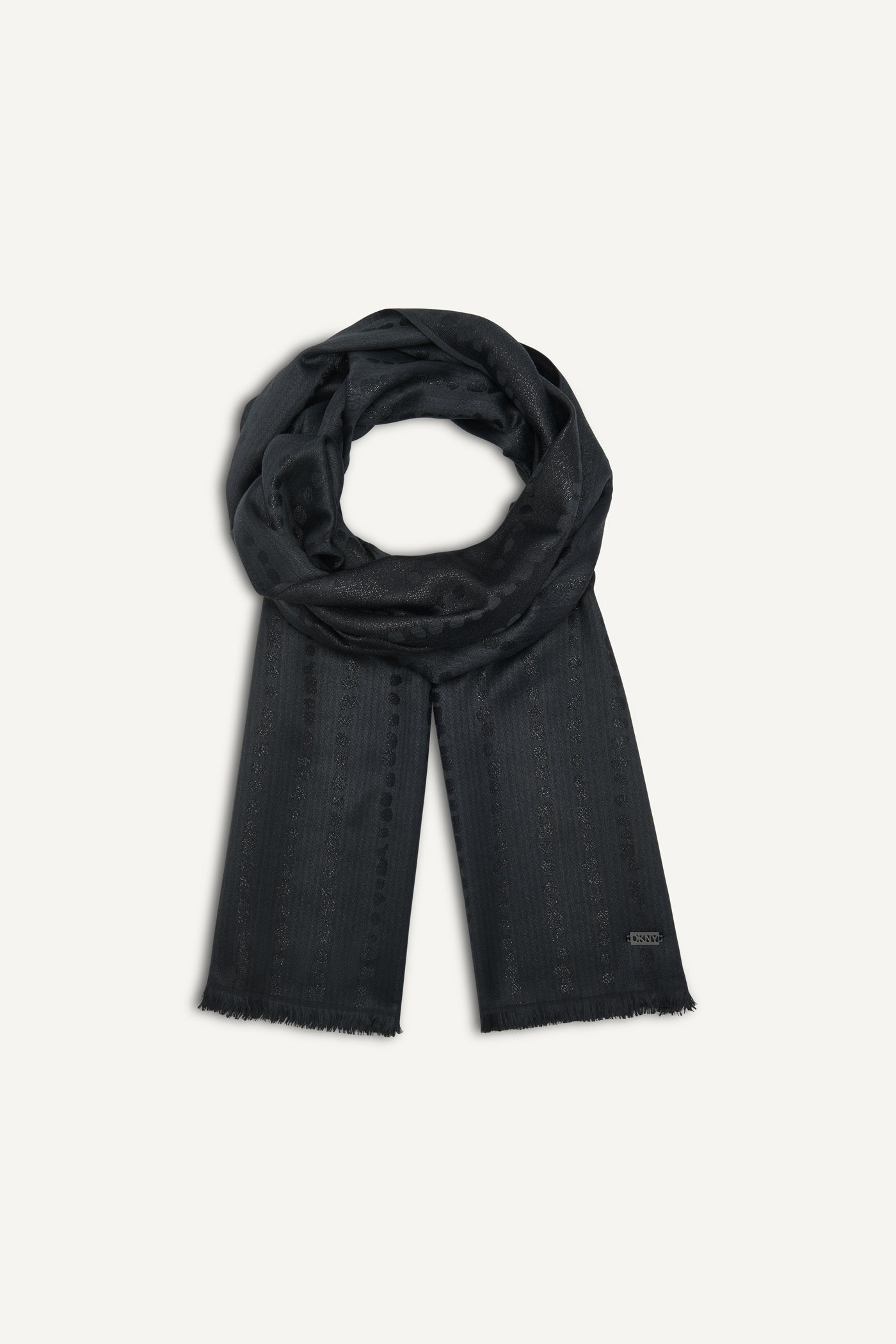 MODERN DOT METALLIC WRAP - Black - 3