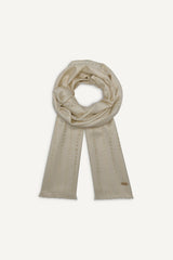 MODERN DOT METALLIC WRAP - Ivory - 2