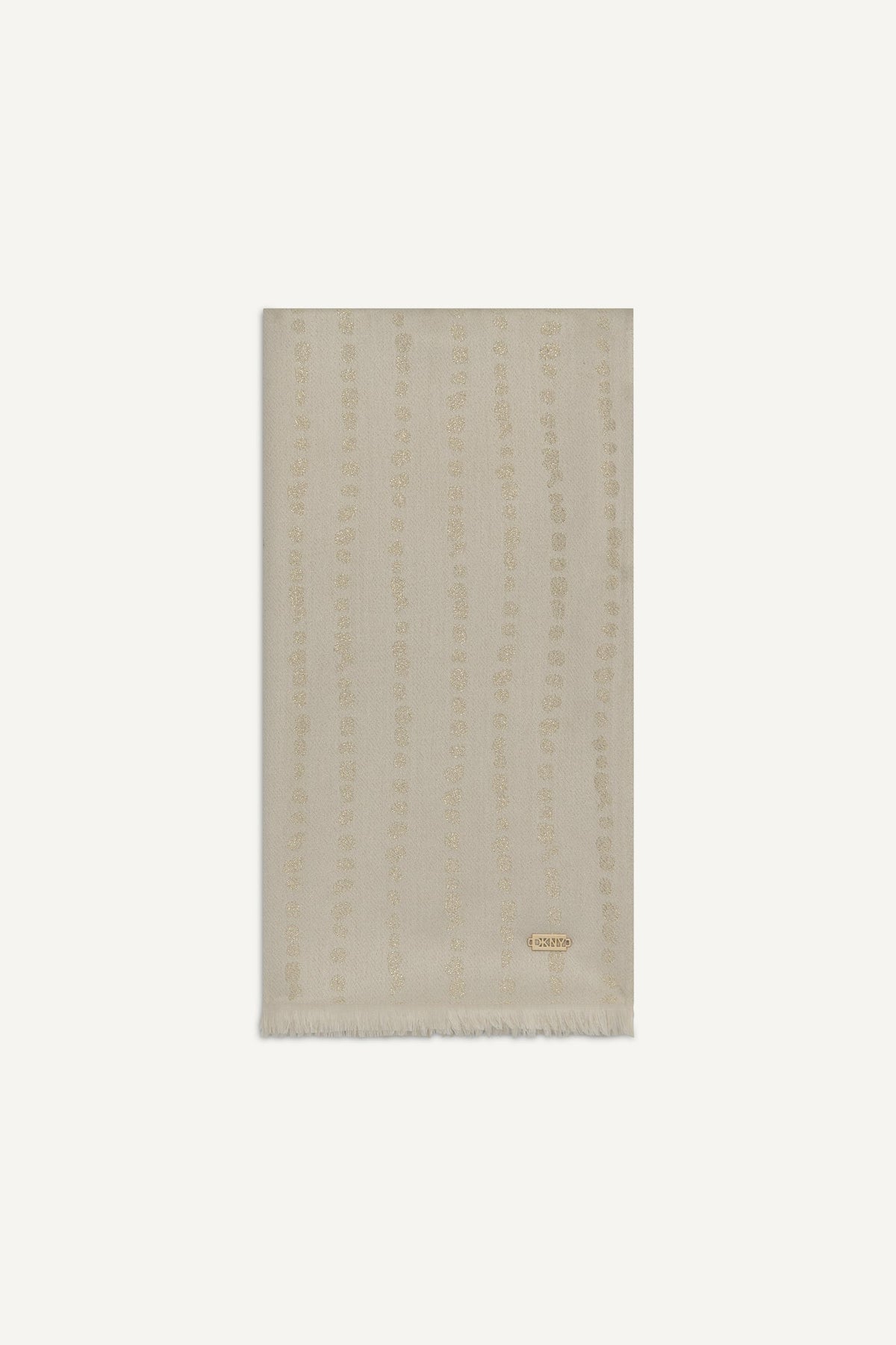 MODERN DOT METALLIC WRAP - Ivory - 1