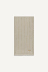 MODERN DOT METALLIC WRAP - Ivory - 1