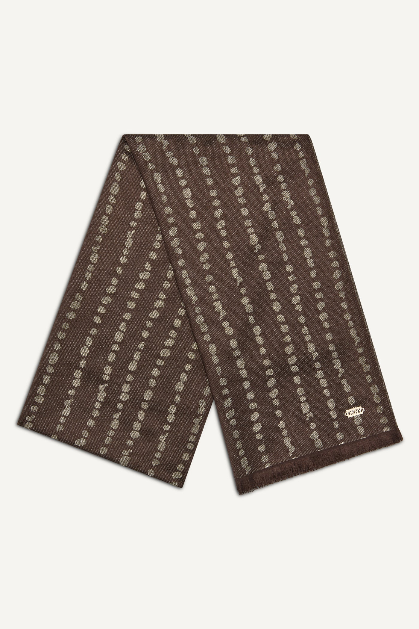 MODERN DOT METALLIC WRAP - Tobacco - 3
