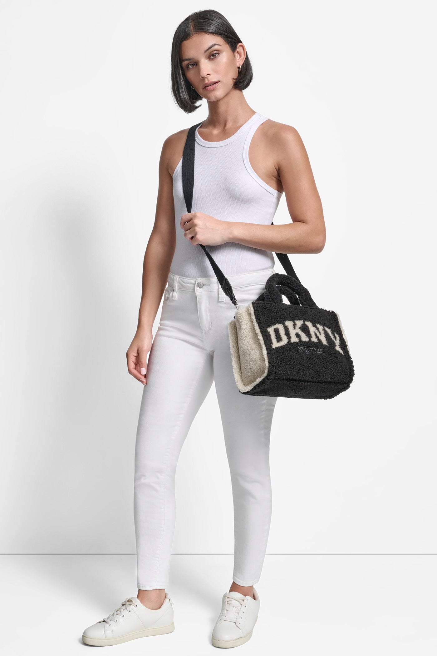 HADLEE SMALL TOTE - BLACK/SILVER - 6