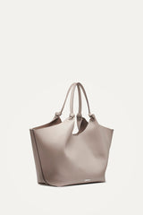 PAULA LARGE COMMUTER TOTE - MINK - 3