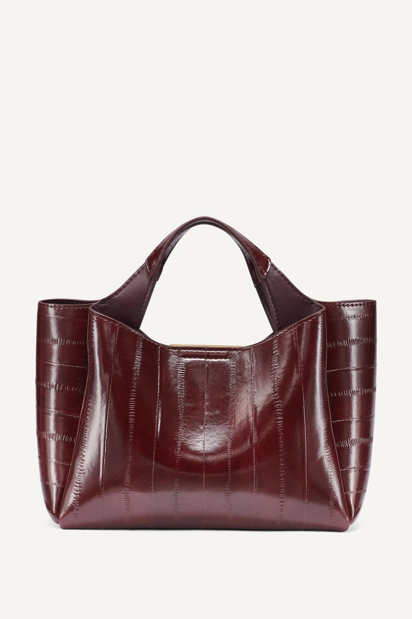WILLA MINI RIBBED SATCHEL - Sangria - 4